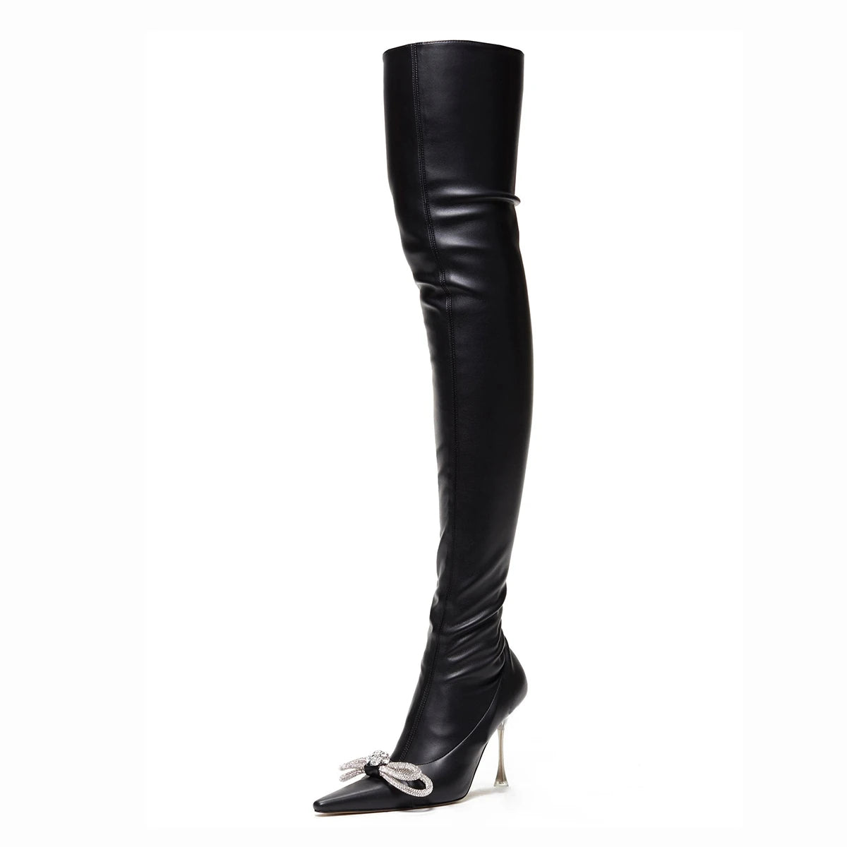 Reiley Patent Leather Pointed Toe Modern boot