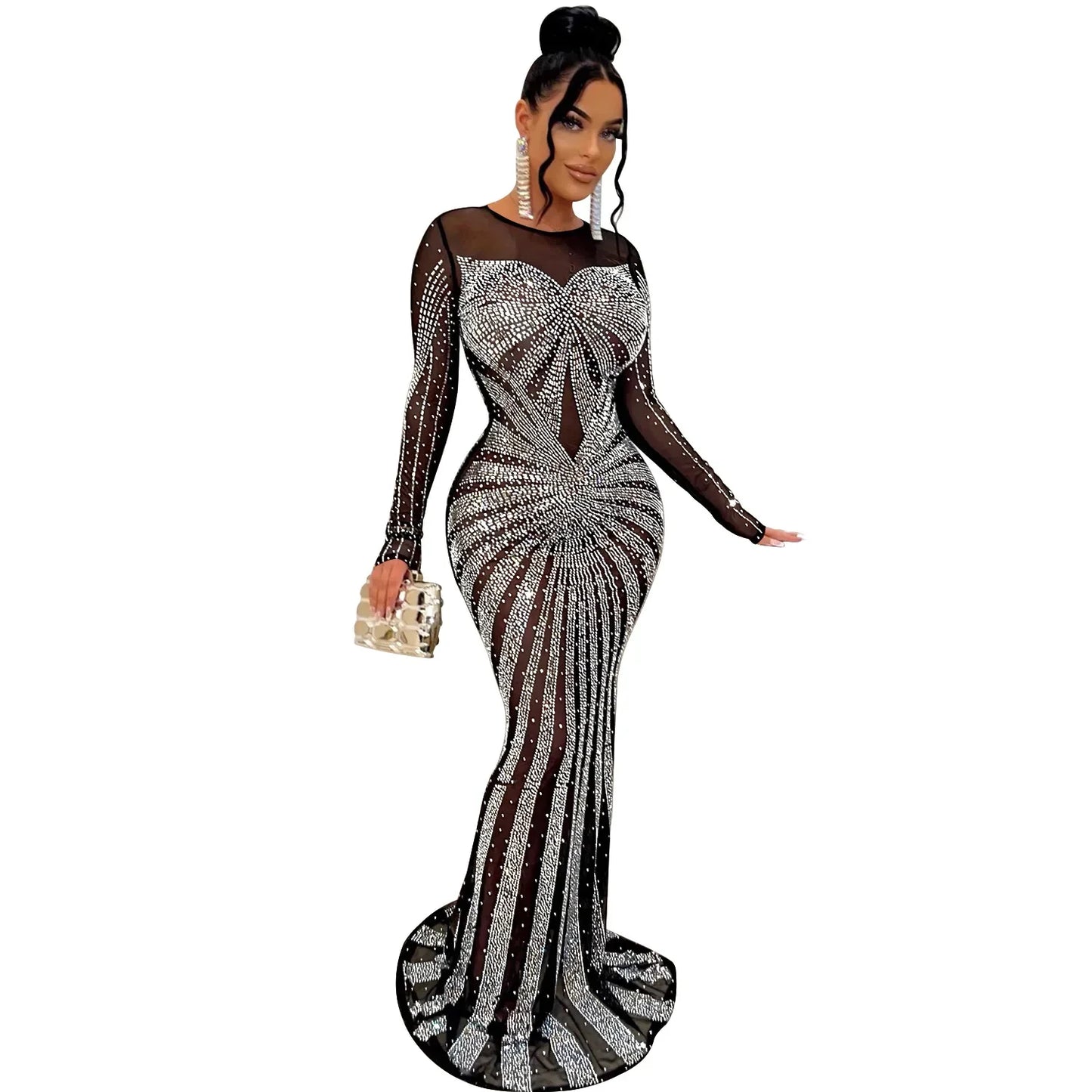 Bria Bodycon Elegant Maxi Dresses