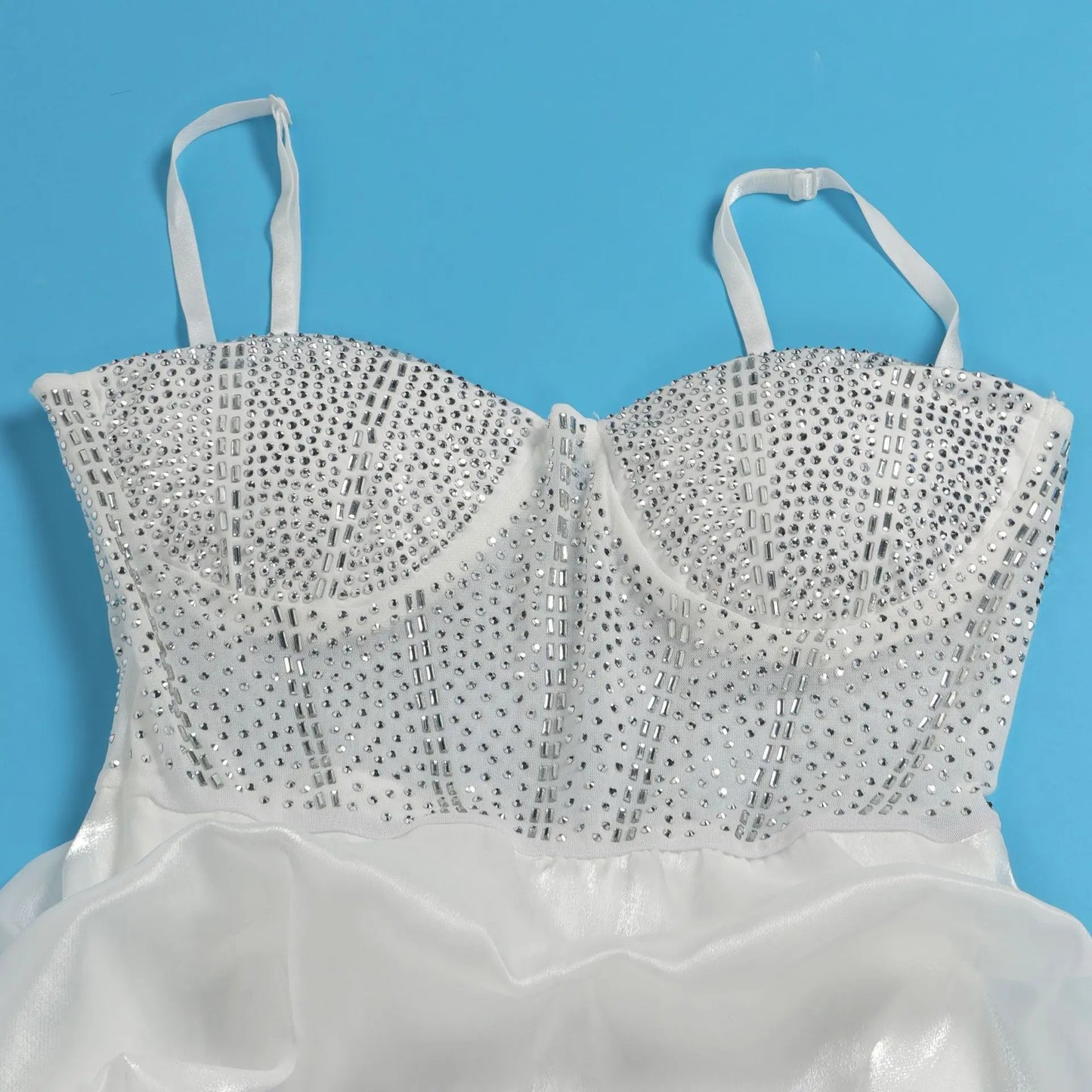 Elegant Tight Waist V-Neck Short Cake Dresses