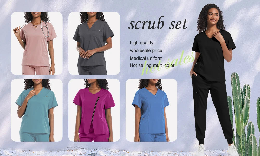 Medical Scrubs, Beauty Spa, Pet Clinic Store (Veterinary), Dentistry Work Clothes Sets