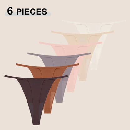 6Pcs/Set Comfortable Trendy Breathable G-string Underwear