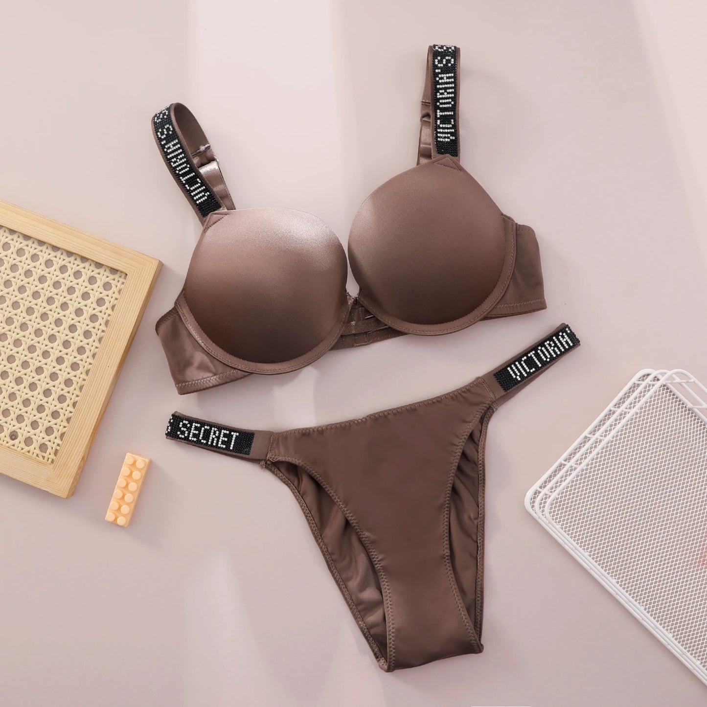 Victoria Secret Comfortable Breathable Push Up Bra + Panty Set