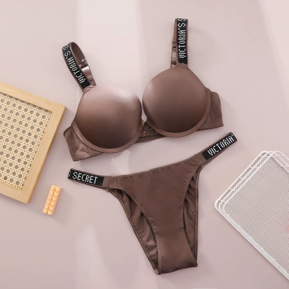 Victoria Secret Comfortable Breathable Push Up Bra + Panty Set