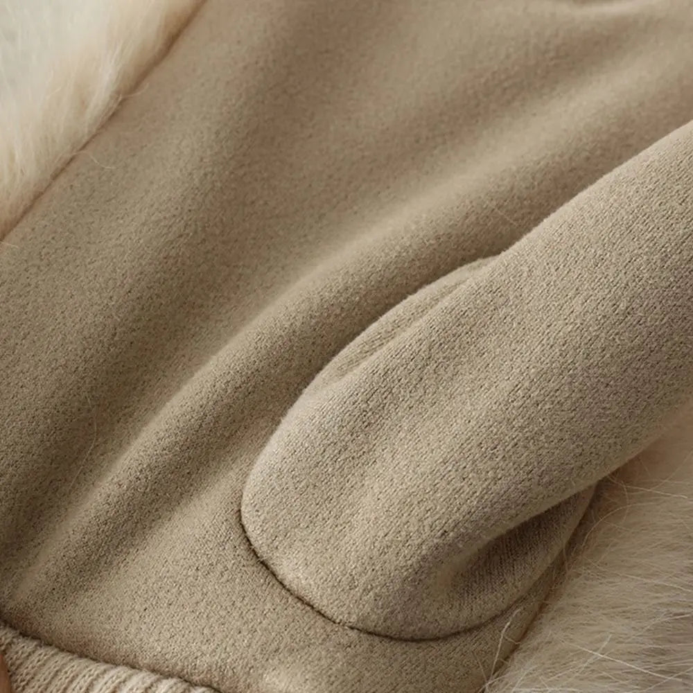 Windproof Gloves Soft Full Fingers Winter Warm Mittens For Cold Weather