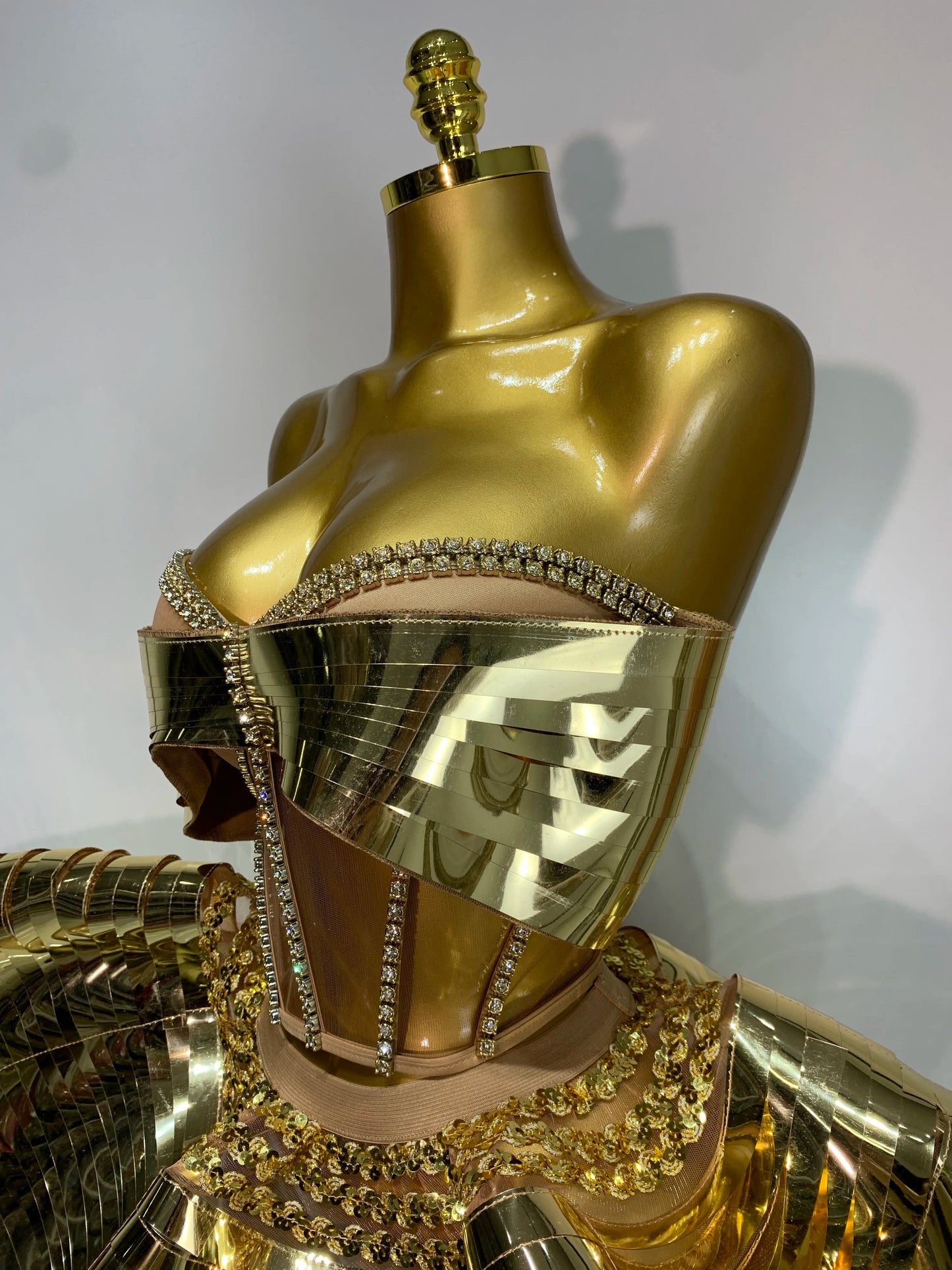 Sequins Rhinestone Backless Shiny Dresses (2pc.)