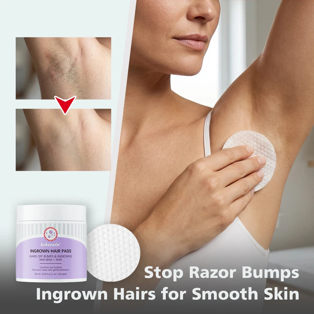 Ingrown Hair Pads Aftershave Treatment Pads To Help Prevent Razor Bumps