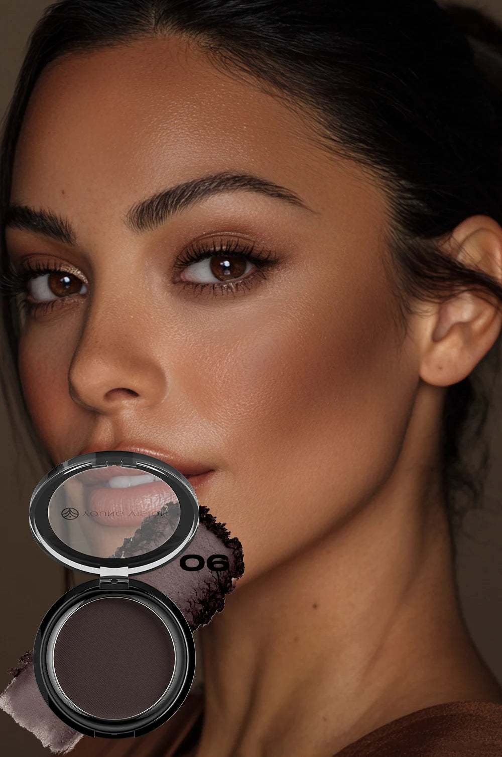 Silky Matte Bronzer Setting Makeup Contour Powder Long lasting 3D Face Shaping Concealer Deep Contouring Nose Shadow Palette