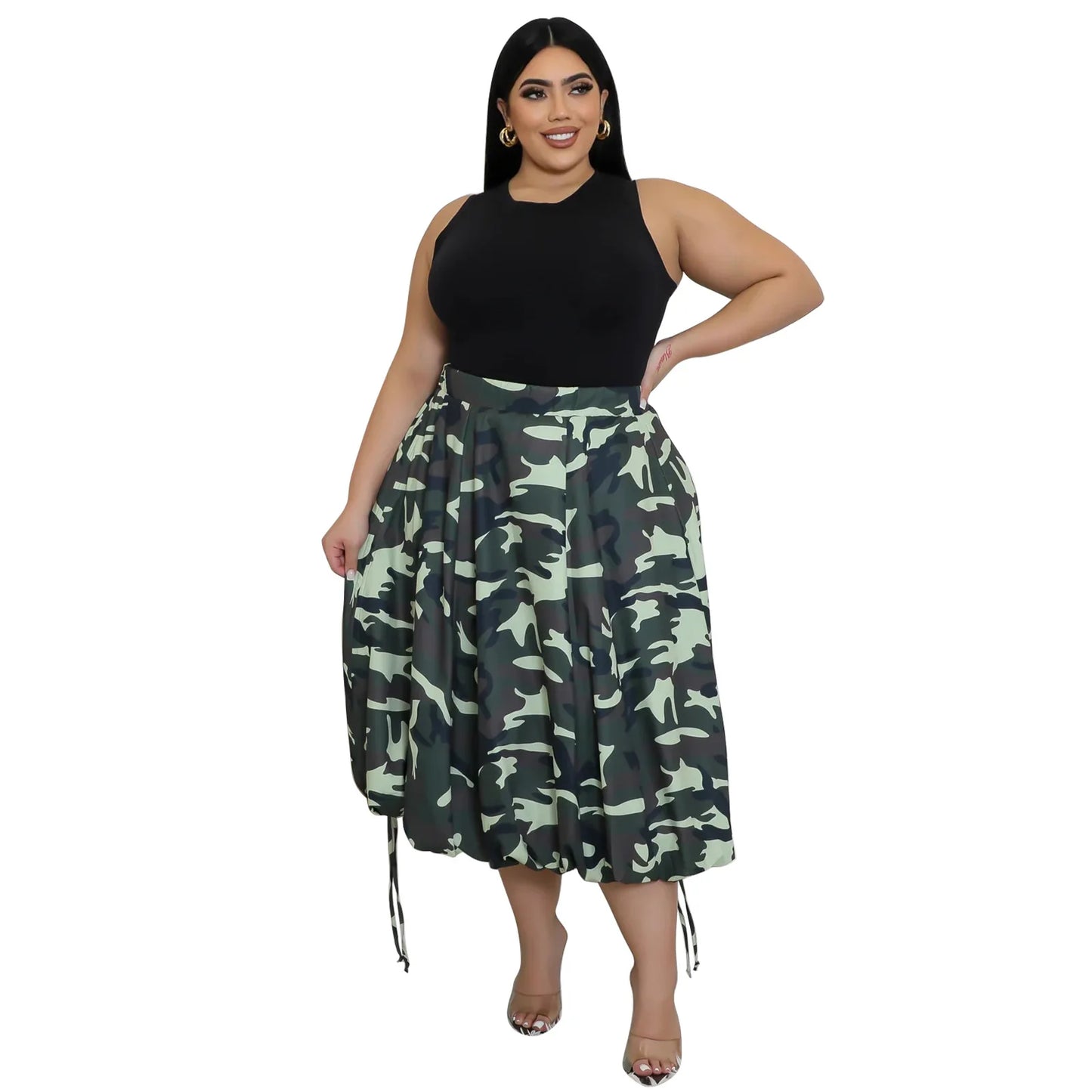 Sydney High Waist Long Skirt