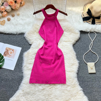 New Fashion Y2K Diamonds Bodycon Mini Dresses