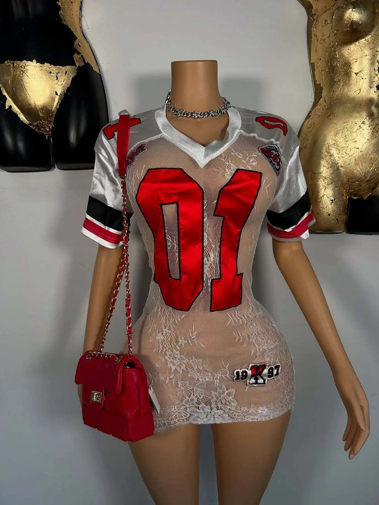 See Through Mini Dresses