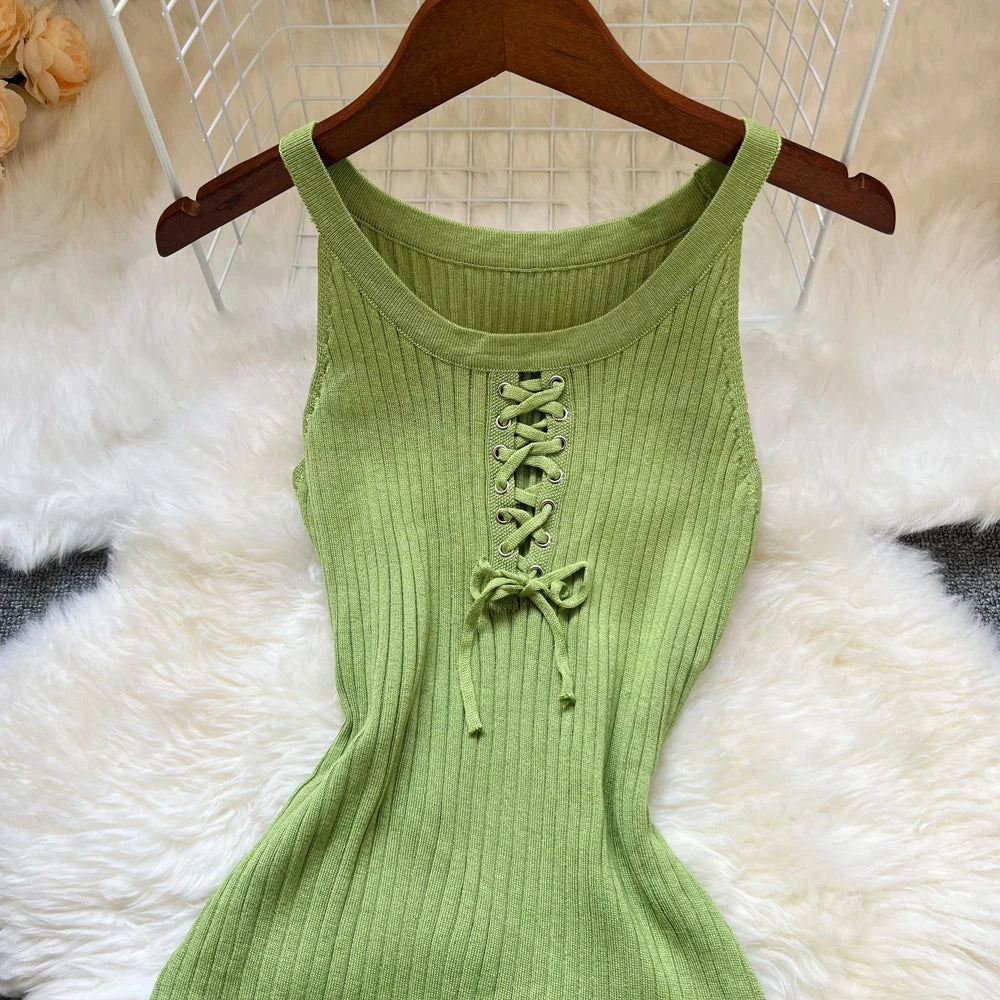 New Fashion Y2K Diamonds Bodycon Mini Dresses