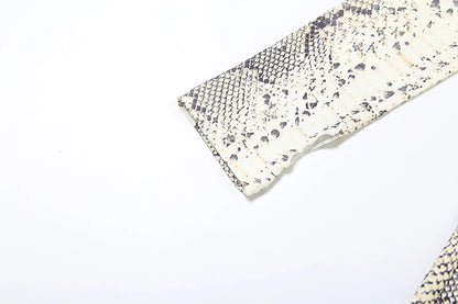 Snake Print Jumpsuit