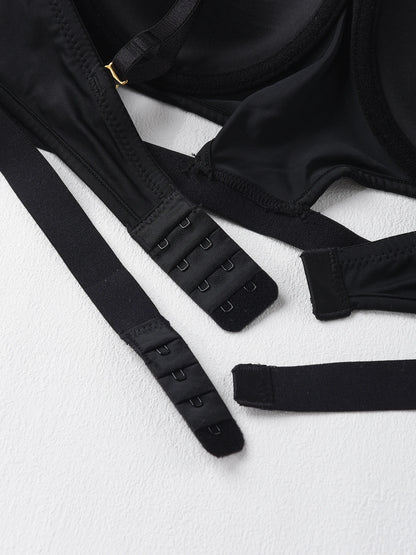 Stylish undertone beautiful back half cup smooth and exposed waist slim waist big exposed back push up bra