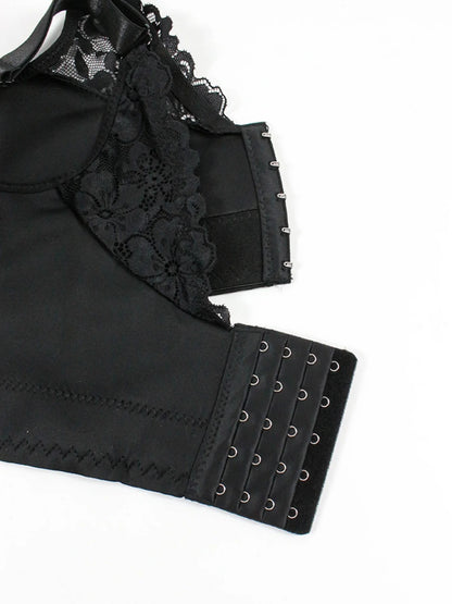 Lace Bra, Comfy & Breathable Bra, Steel Rim Bra Coverage Anti Sagging Sports