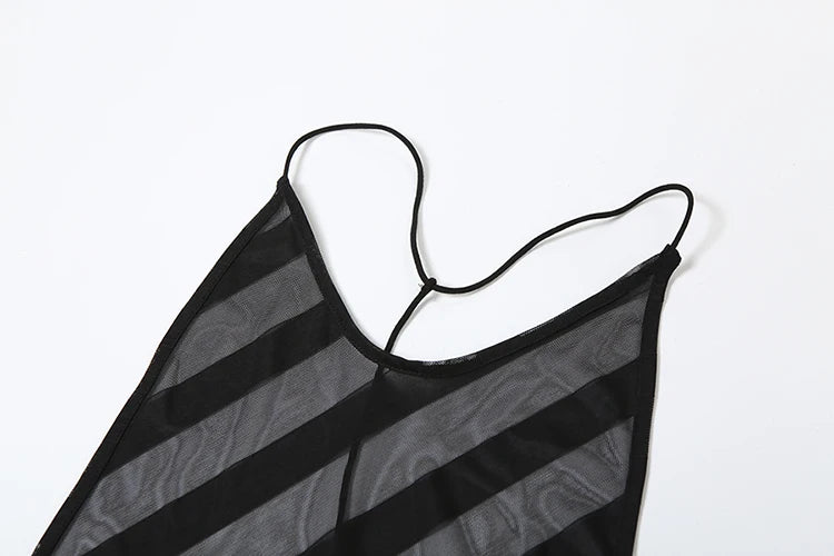 Stretchable Solid Spaghetti Straps Backless Maxi Dresses