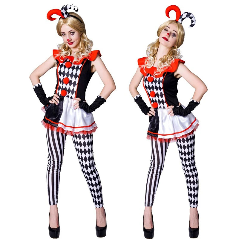 Clown Monster Costume Halloween Cosplay Fancy Dress 🎃