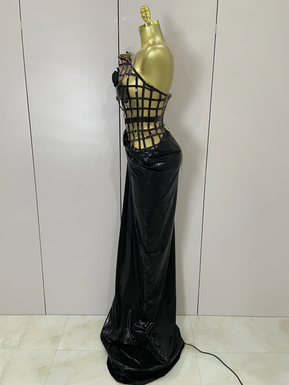 New Mesh See Through Top Skirt + Gloves Set(photoshoot)