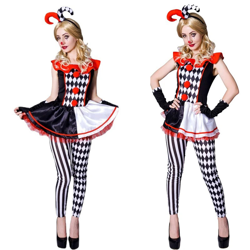 Clown Monster Costume Halloween Cosplay Fancy Dress 🎃