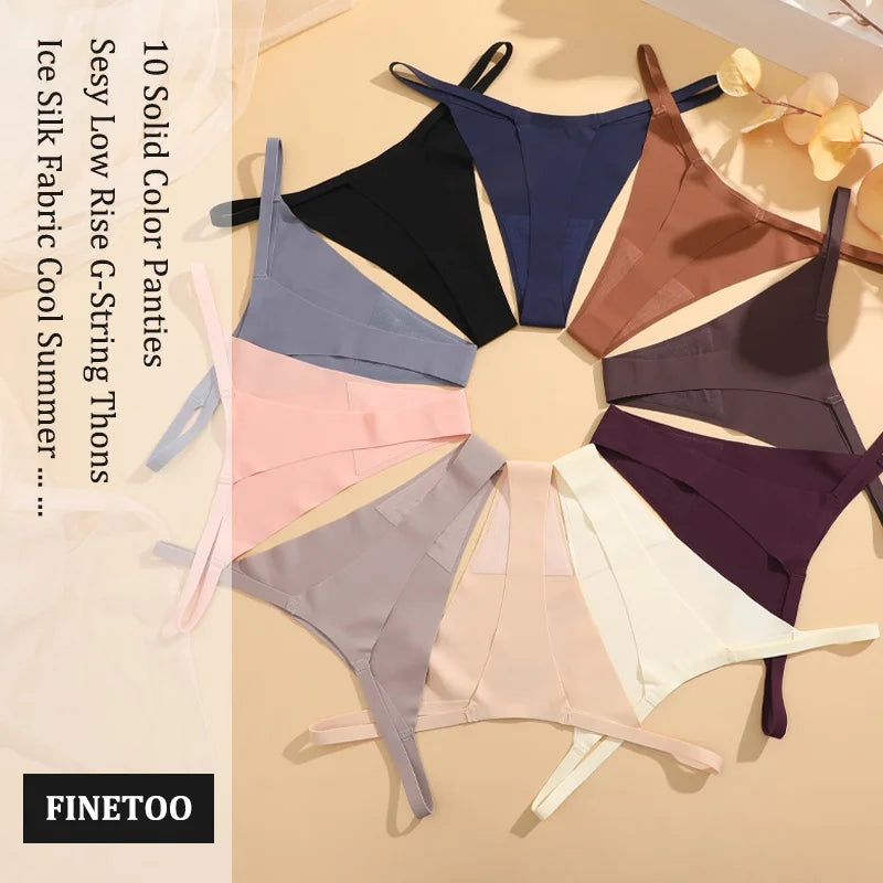 6Pcs/Set Comfortable Trendy Breathable G-string Underwear