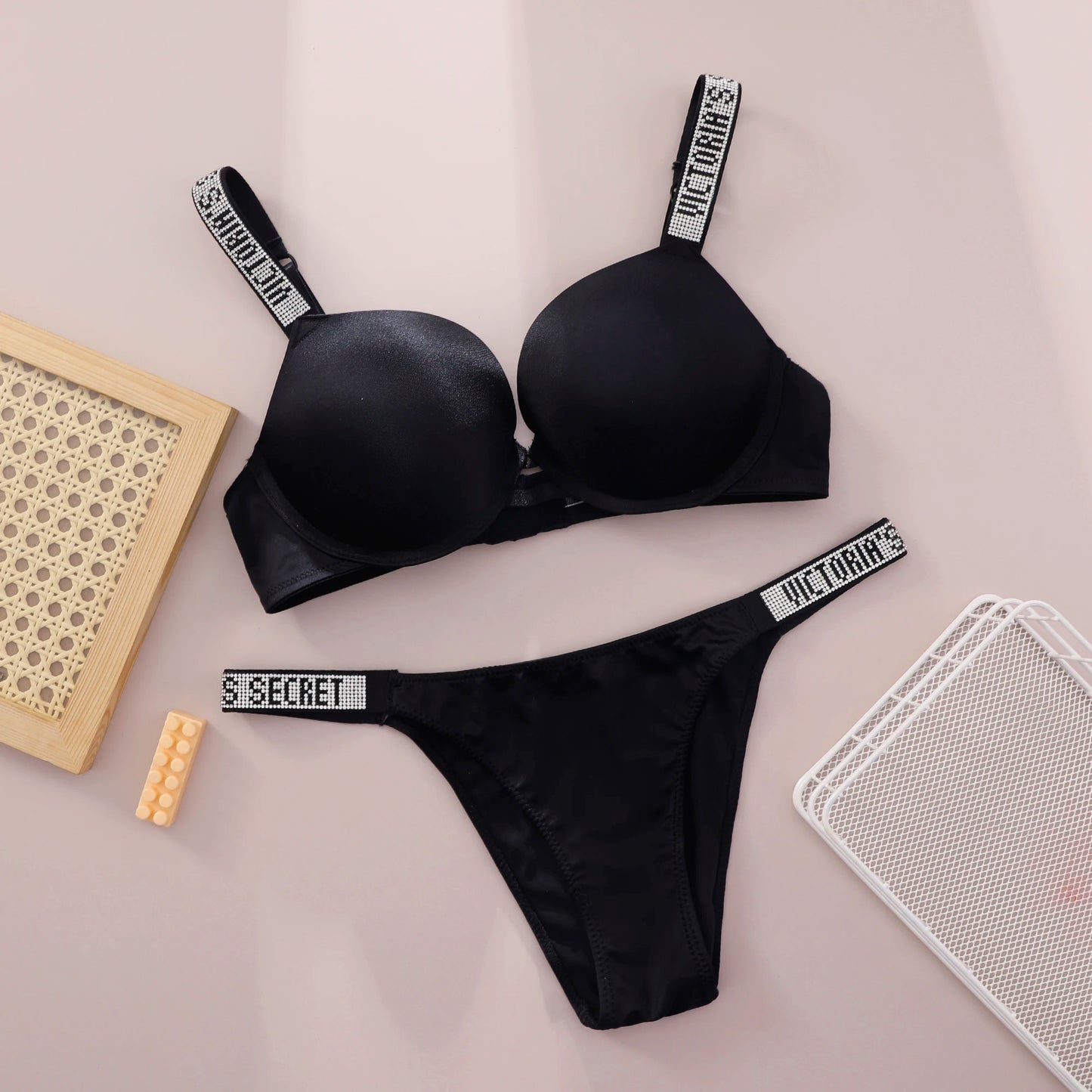 Victoria Secret Comfortable Breathable Push Up Bra + Panty Set