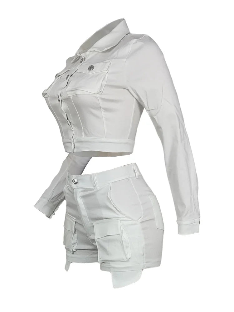 Women Two Piece Short Sets 