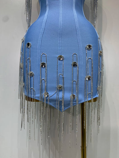 Spaghetti Strap Bodycon Sleeveless Bandage Dresses