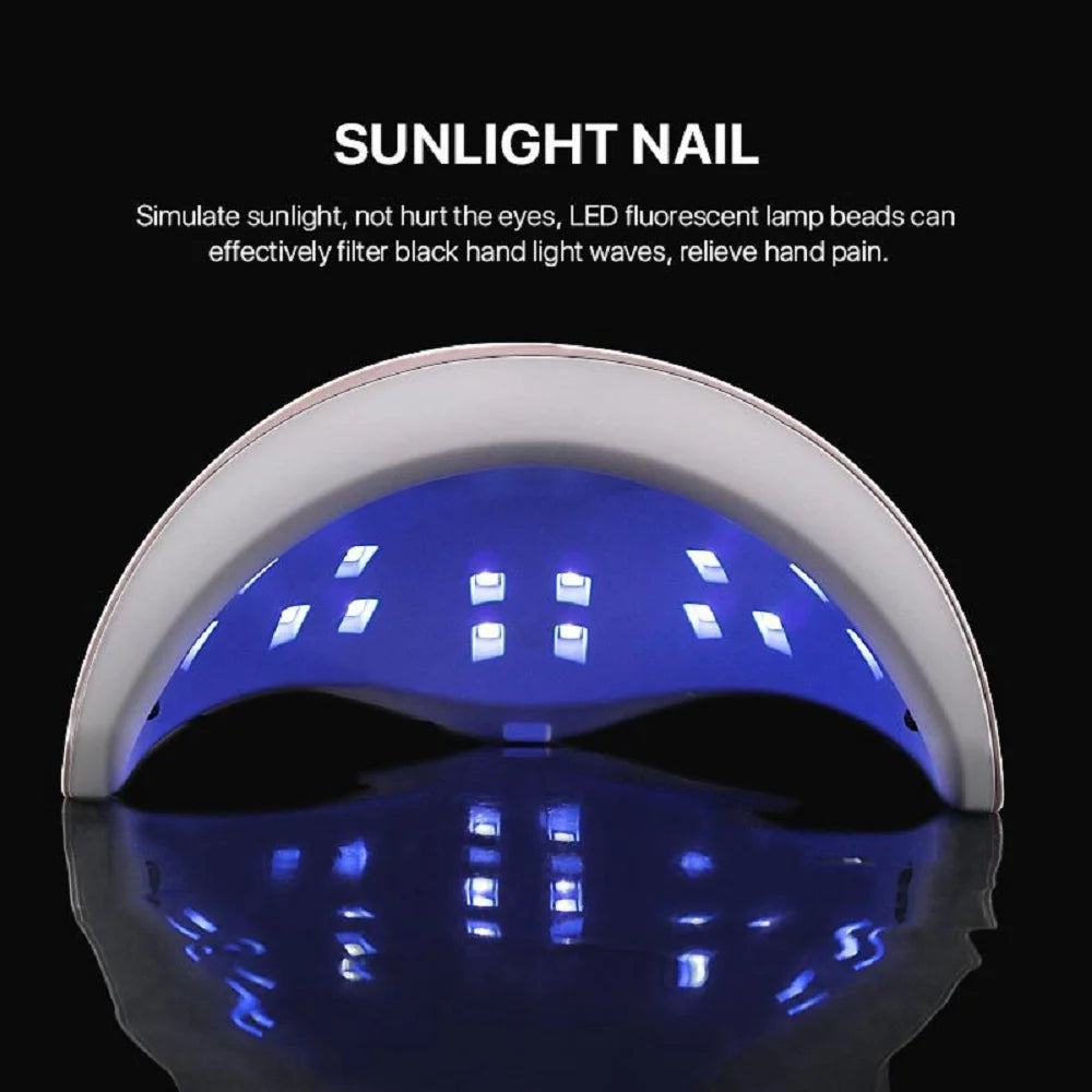 LULAA 88W Nail Dryer Lamp UV Light For Nails Eyes Protection UV Lamp for Gel Nails Gel Nail Polish Curing Dryer Home Salon Tool