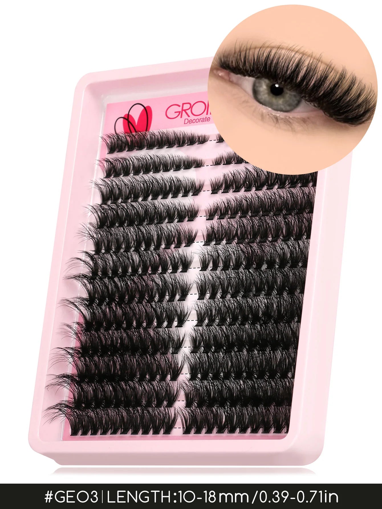 Fluffy Clusters Lashes DIY Eyelashes Makeup
