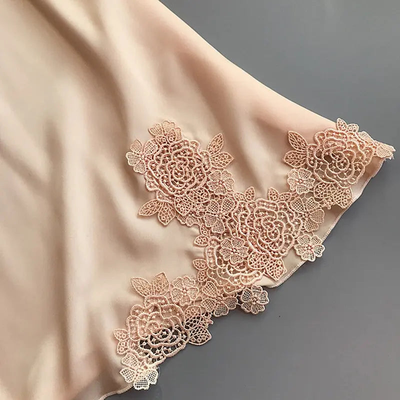 Silk Ladies Silk Thin Satin Night Dresses