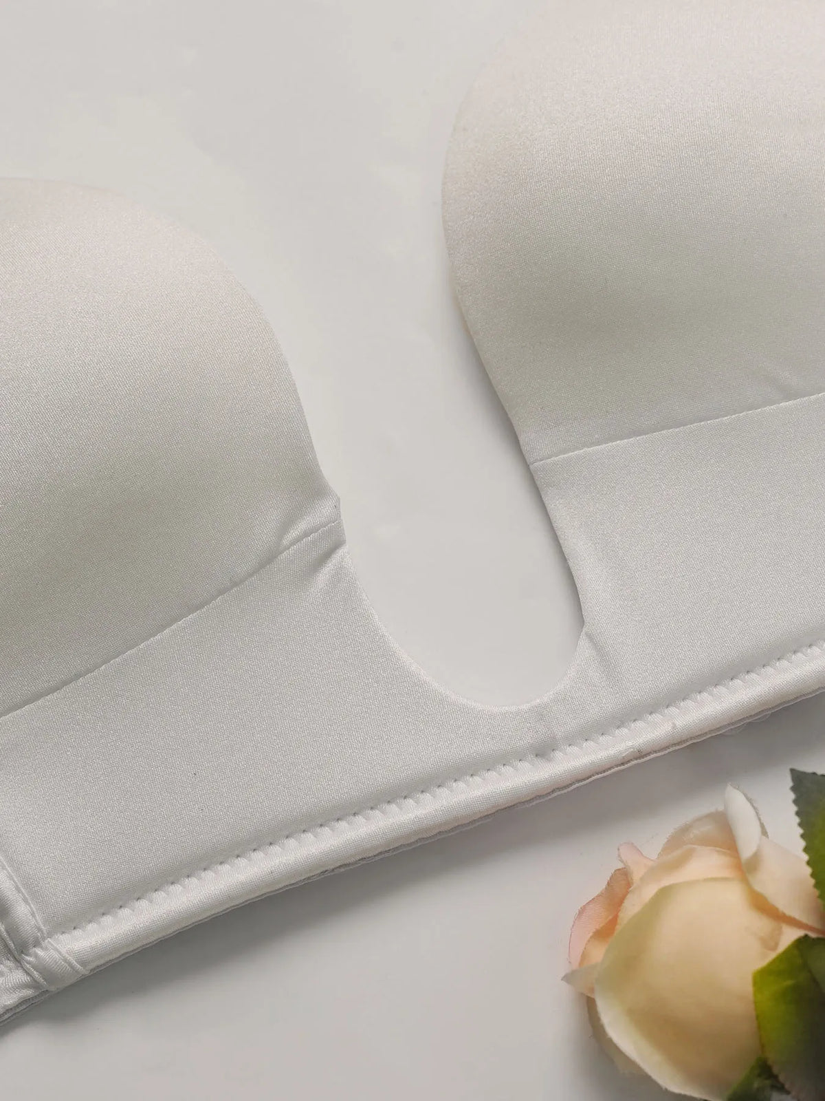 Deep U-shaped bra without steel ring gathered push up straps adjustable comfortable and breathable bra U03