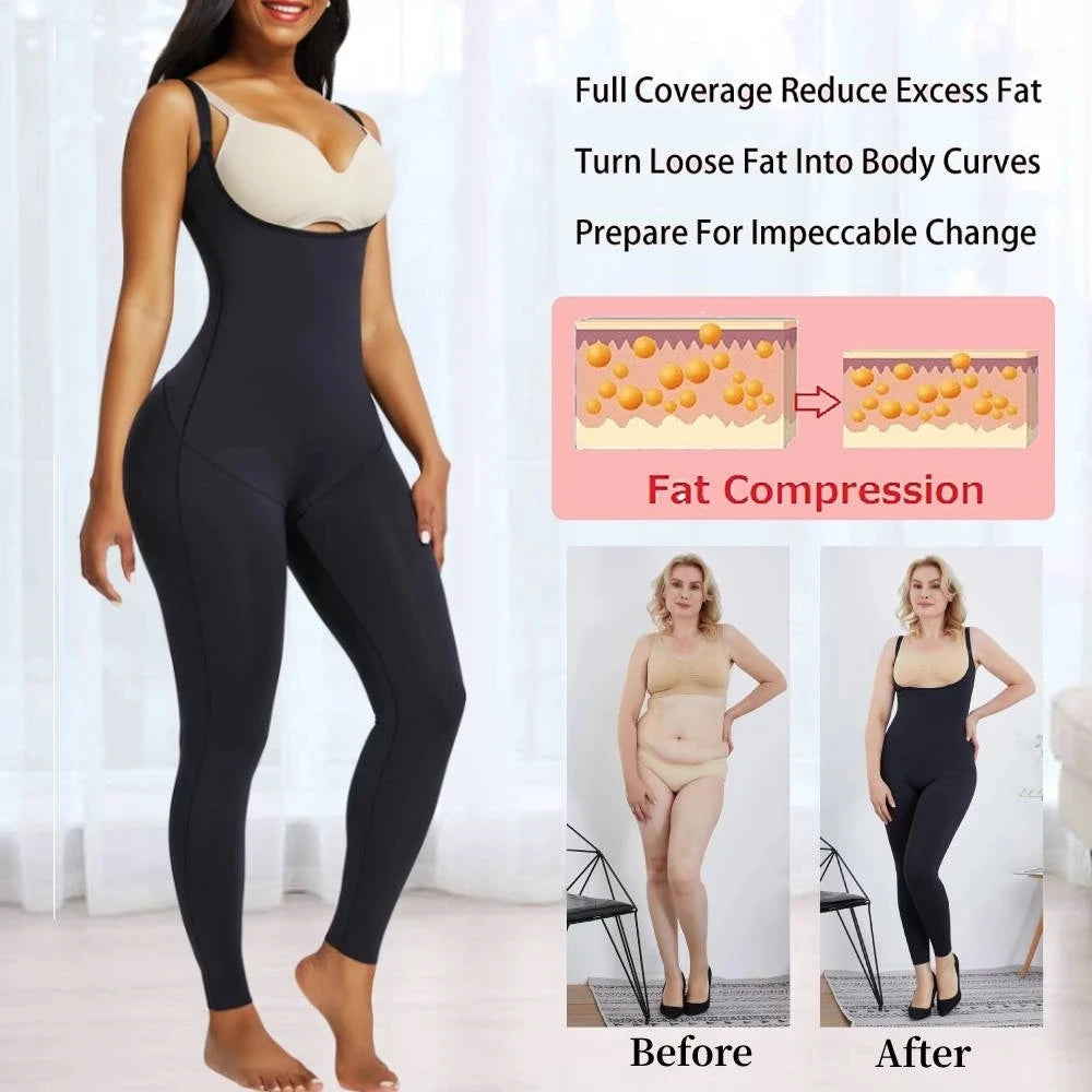 Colombianas Women Full Body Shapewear Corset Modeling Strap Waist Trainer Slimming Underwear Bodysuit Reductive Girdle