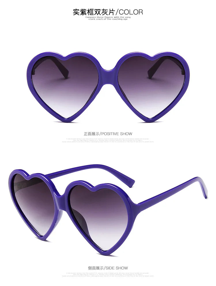 New Trendy Big Heart Shape Eyewear