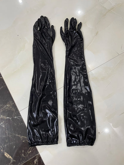 New Mesh See Through Top Skirt + Gloves Set(photoshoot)