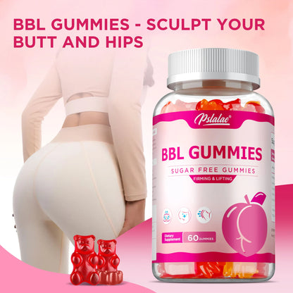 BBL Gummies - Big Butt, Manage Body Shape, Improve Appearance, Increase Confidence, Sculpt Your Butt and Hips - 60 Capsules