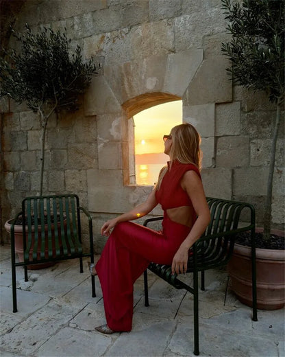 Sleeveless Bodycon Turtleneck Maxi Dress