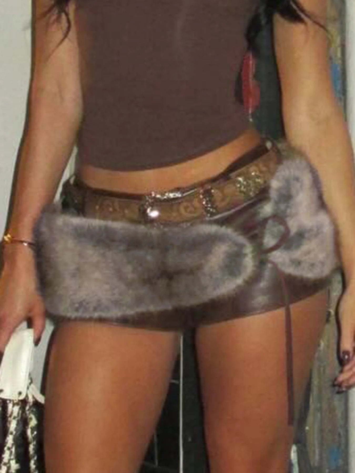 Kiana Faux Fur Women’s Belts