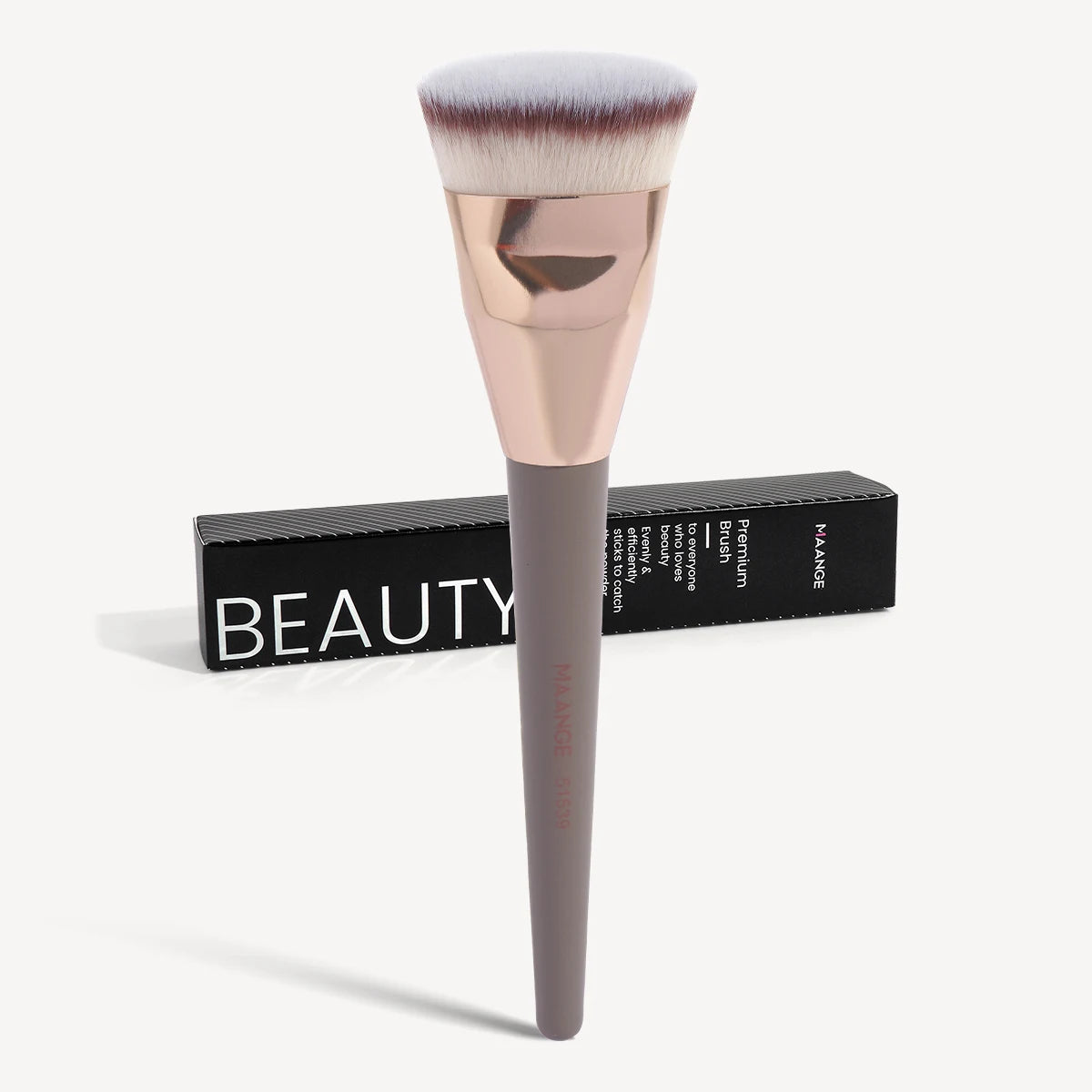 Flat Head Foundation Brush With Box Powder Blush Concealer Makeup Brush Skin-friendly Makeup Tool