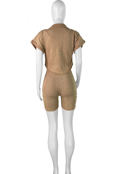 Women Two Piece Short Sets 