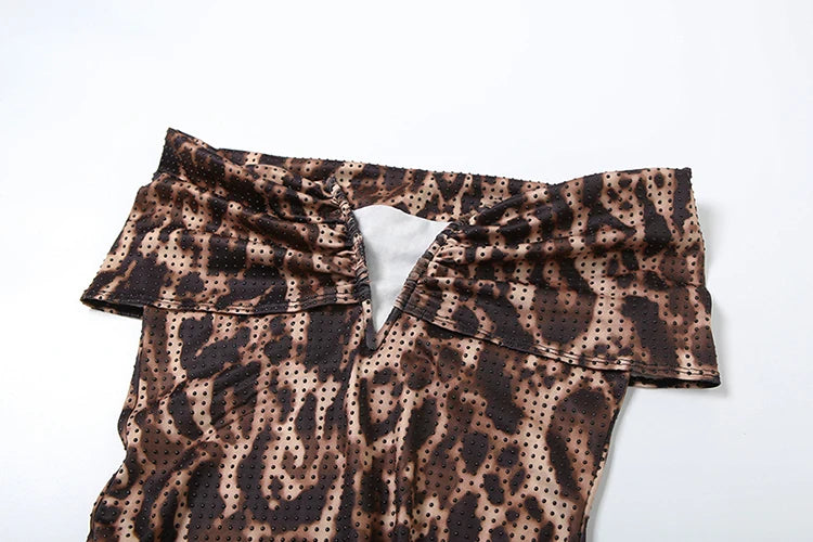 Slash Neck Off The Shoulder Wild Bodycon Dresses