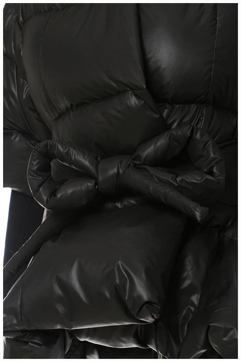 Cotton-padded Coat Lapel Loose Zipper Solid Color Coats