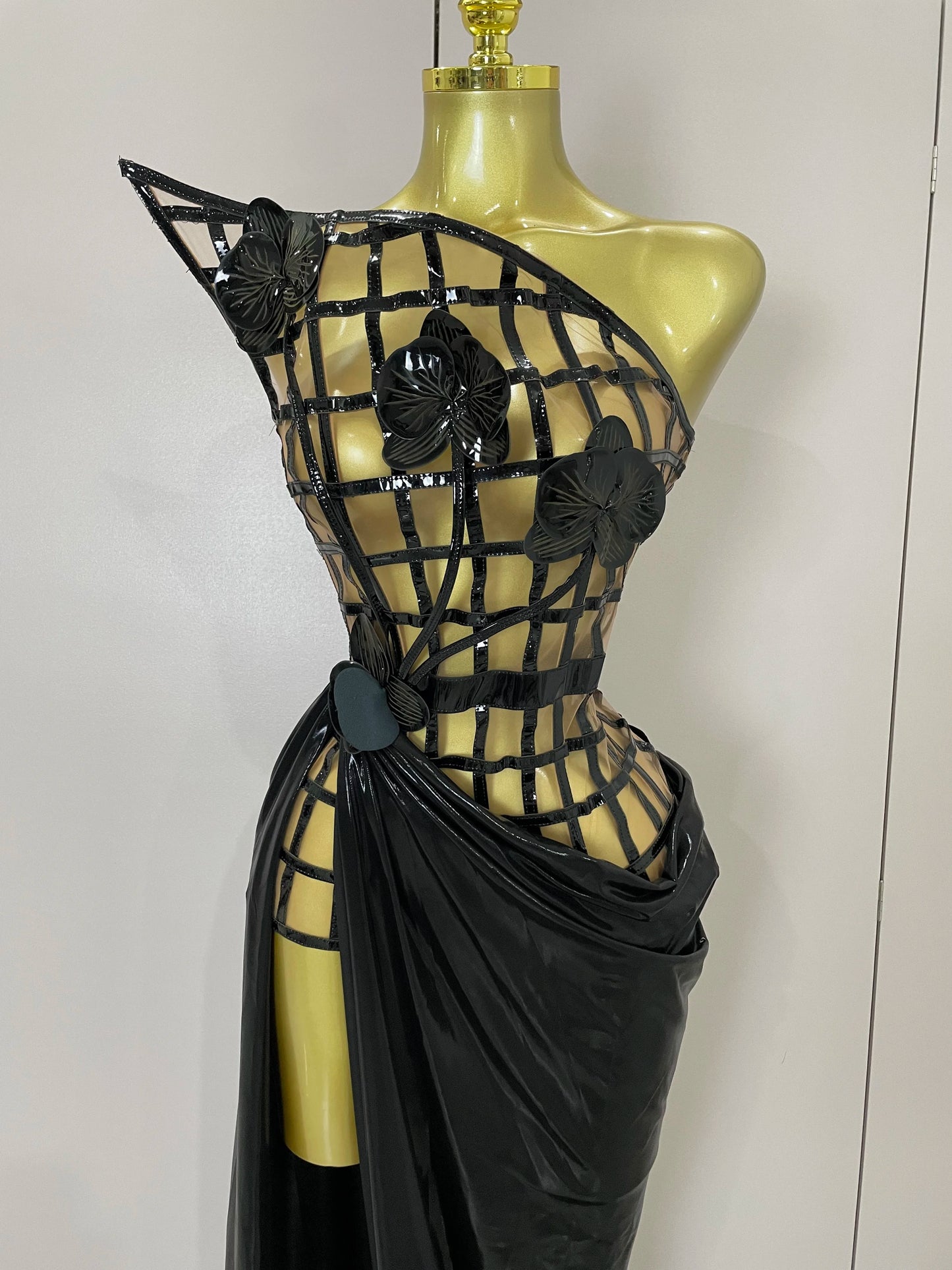 New Mesh See Through Top Skirt + Gloves Set(photoshoot)