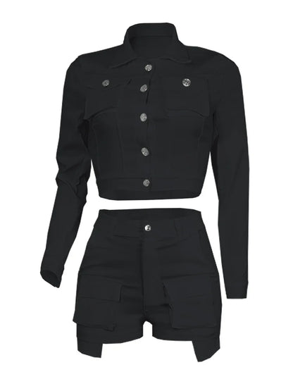Women Two Piece Short Sets 