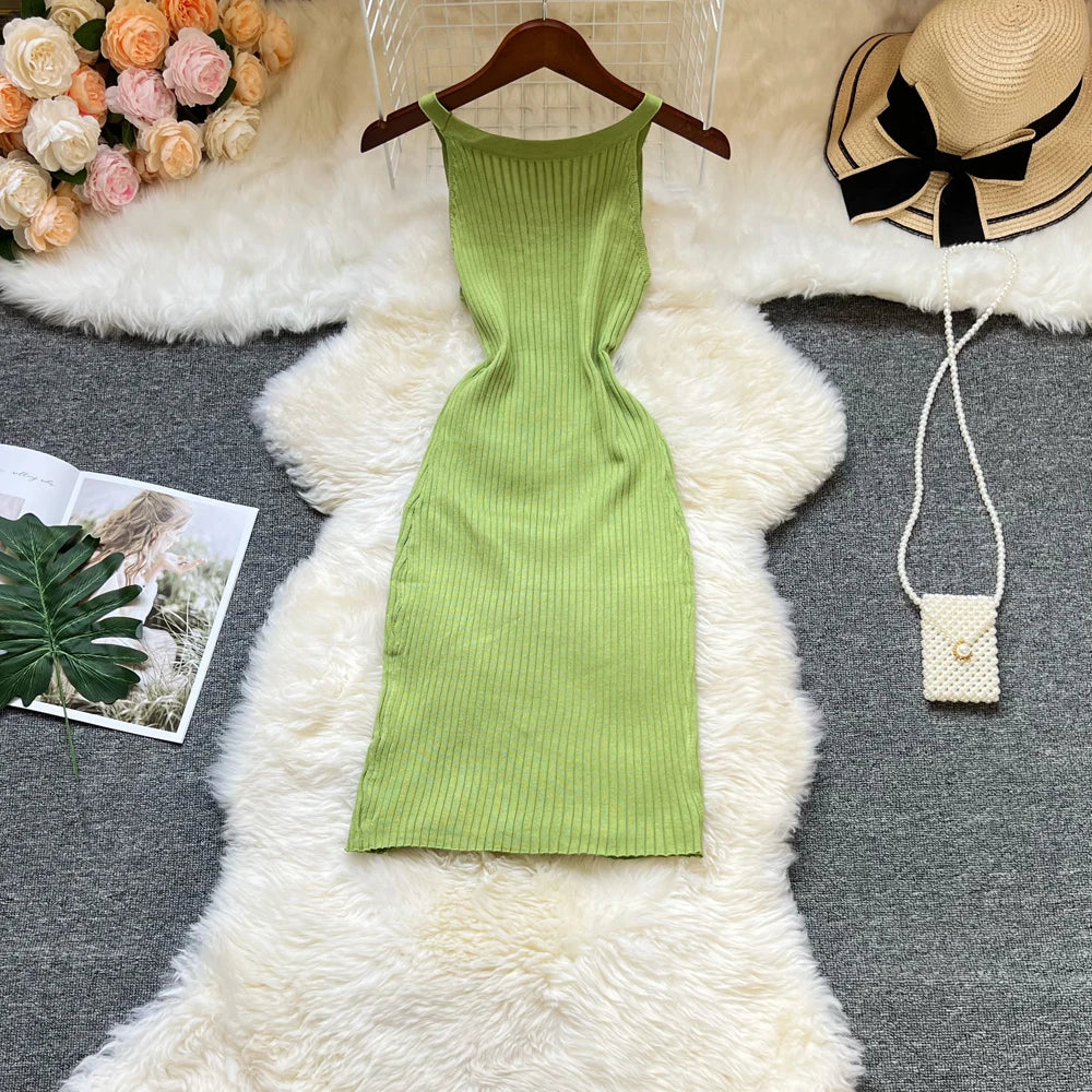 New Fashion Y2K Diamonds Bodycon Mini Dresses