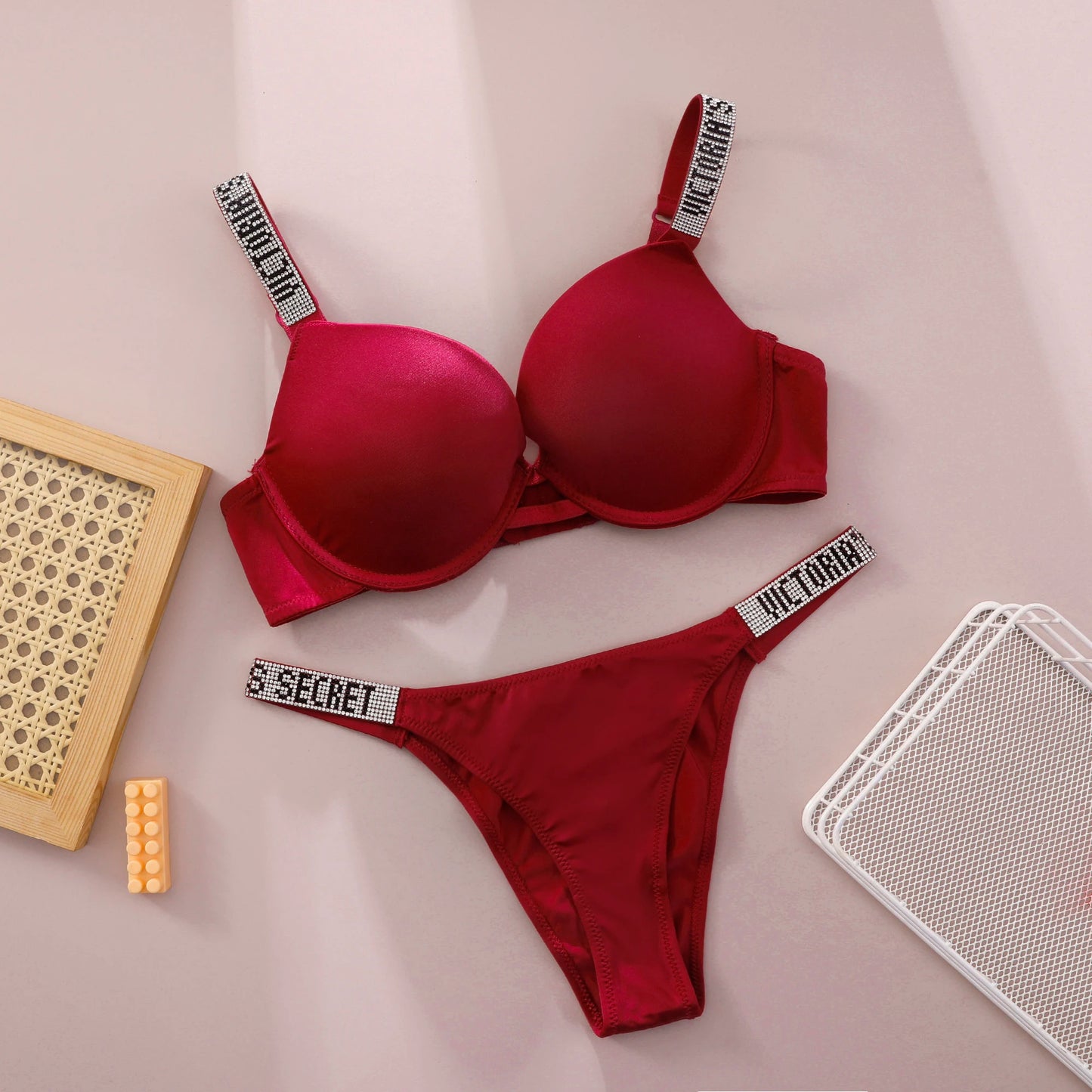 Victoria Secret Comfortable Breathable Push Up Bra + Panty Set