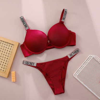Victoria Secret Comfortable Breathable Push Up Bra + Panty Set
