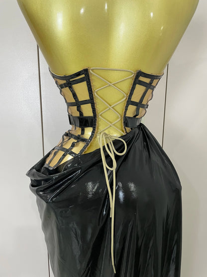New Mesh See Through Top Skirt + Gloves Set(photoshoot)