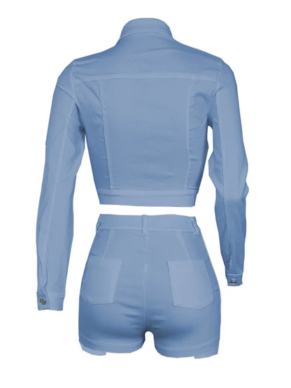 Women Two Piece Short Sets 