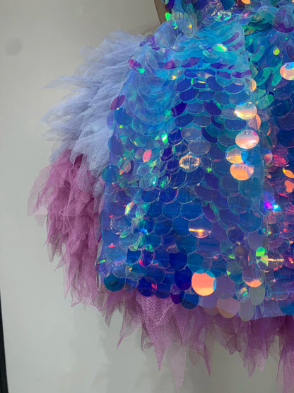 Sparkly Black Sequins Mini Dresses