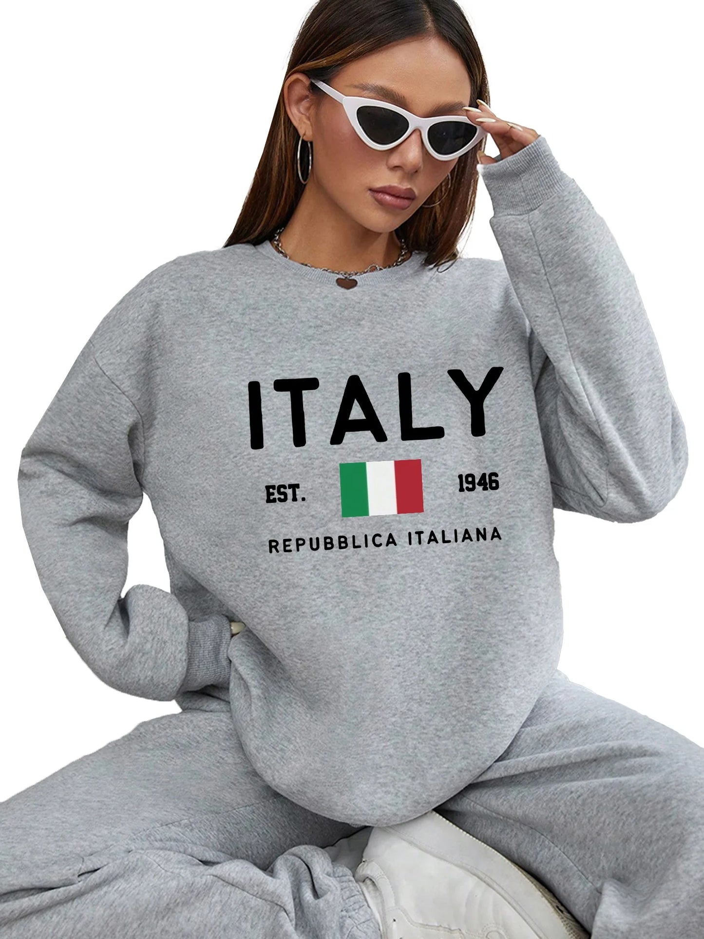 Italy Long Sleeve Women Tops (Basic Shirt)