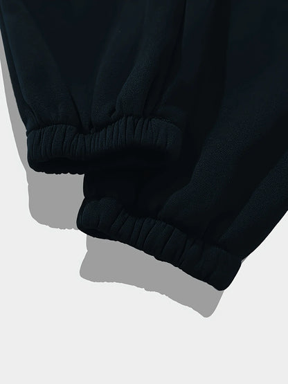 Hoodie + Pant Hip Hop Street Casual Paris Letter Pattern Printed Loose Sets